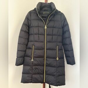 Michael Kors Black Packable Down Jacket
